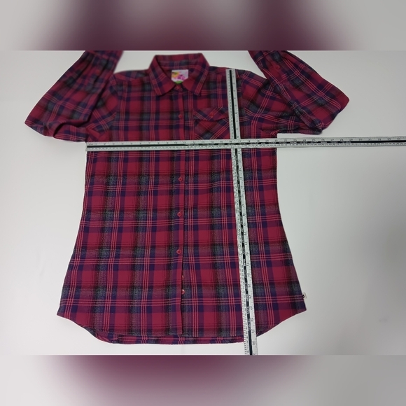 Ladies Burton Dry Ride Extremely soft flannel long-sleeved button down shirt. L - Picture 4 of 8